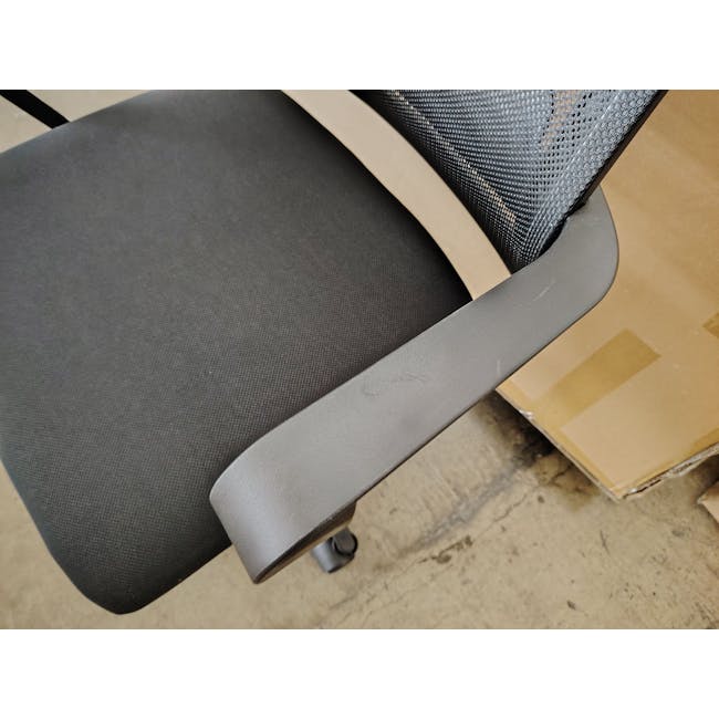 (As-is) Kingsley High Back Mesh Office Chair - Black - 2 - 3