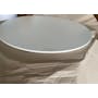 (As-is) Carmen Round Dining Table 1m - White - 21 - 6