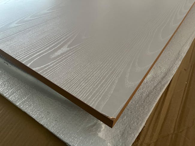 (As-is) Sergio Dining Table 1.5m - Natural, Grey - 2