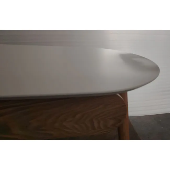 (As-is) Ora Twin Drawer Coffee Table 1.2m - Natural, White - 1 - 17