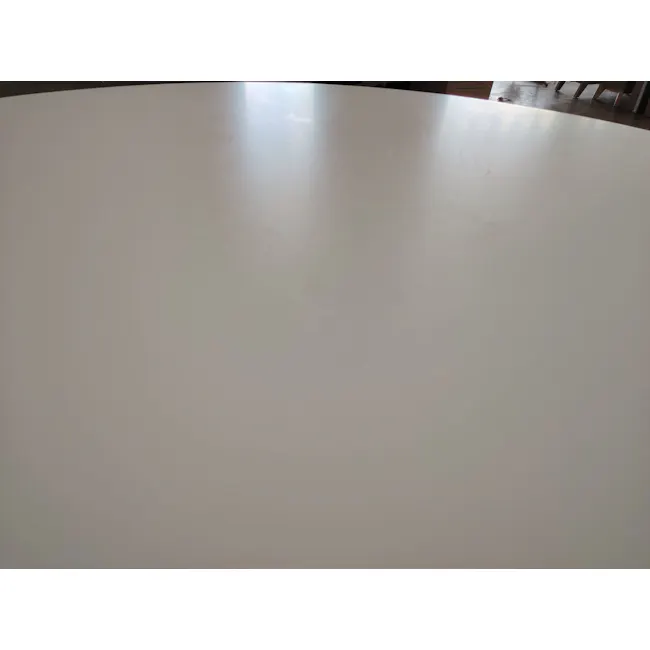 (As-is) Harold Round Dining Table 1.05m - Natural, White - 7 - 6