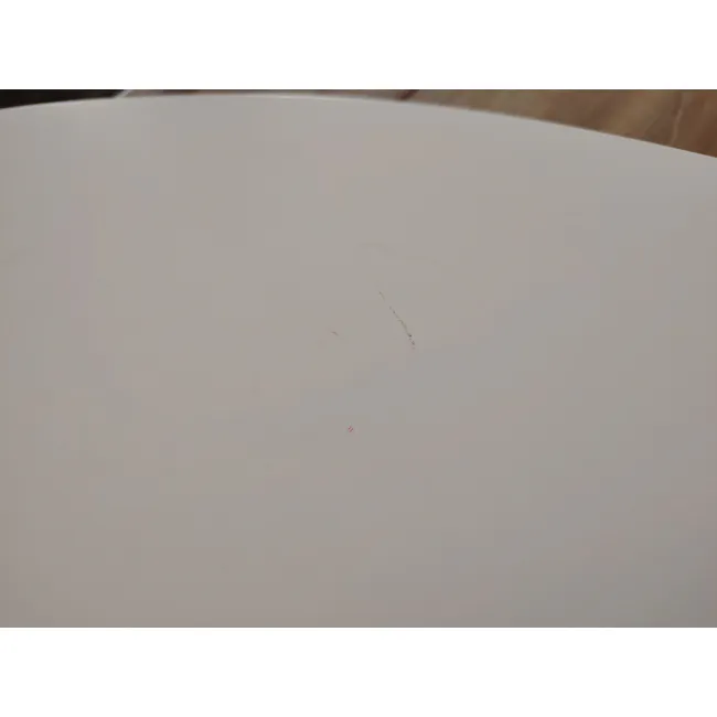 (As-is) Harold Round Dining Table 1.05m - Natural, White - 7 - 10