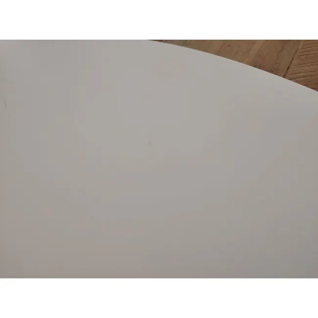 (As-is) Harold Round Dining Table 1.05m - Natural, White - 7 - 11