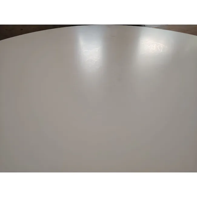(As-is) Harold Round Dining Table 1.05m - Natural, White - 7 - 14