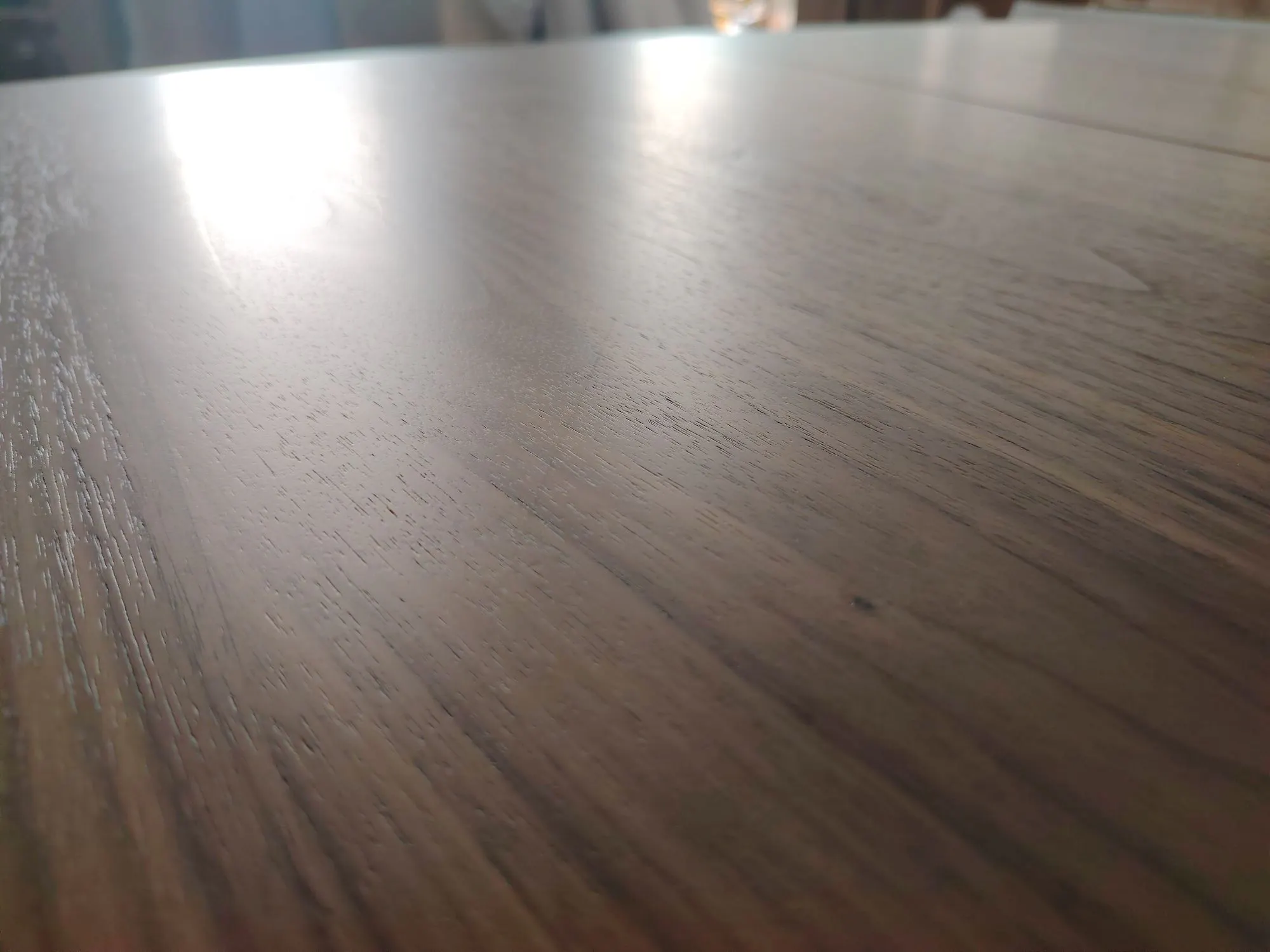 (As-is) Harold Extendable Dining Table 1.2m-1.5m - Cocoa - 5 - 7