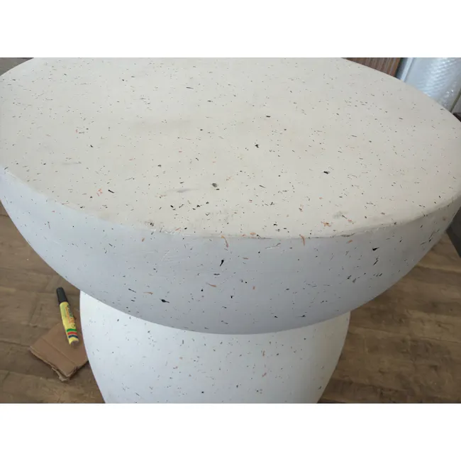 (As-is) Elara Terrazzo Side Table - 1 - 3