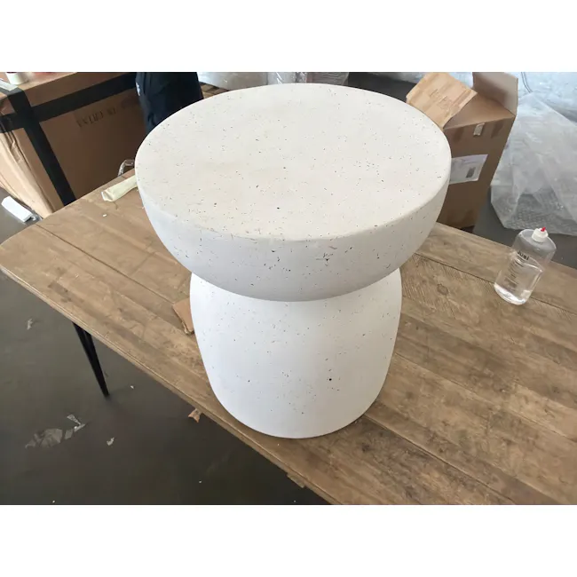 (As-is) Elara Terrazzo Side Table - 1 - 2