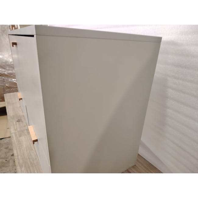 (As-is) Arod Study Table 1m - White Grey - 2 - 6