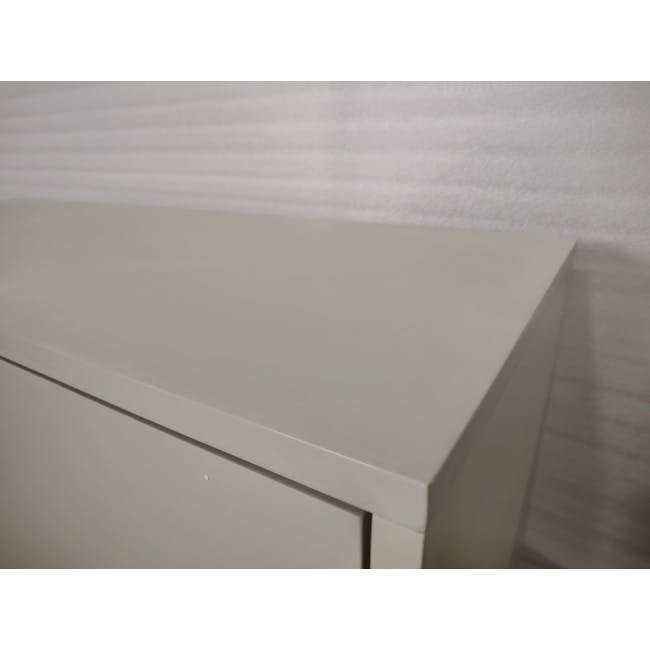 (As-is) Arod Study Table 1m - White Grey - 2 - 9