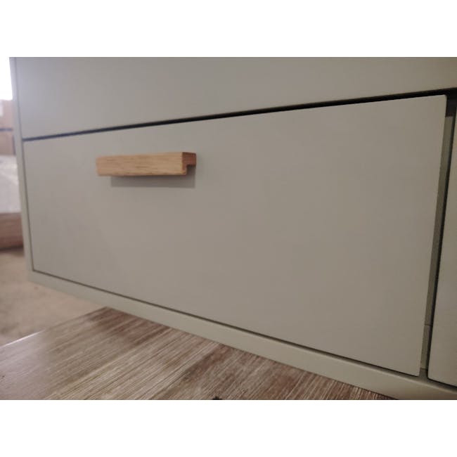 (As-is) Arod Study Table 1m - White Grey - 2 - 14