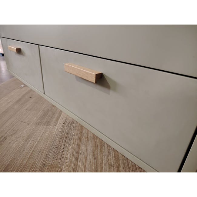 (As-is) Arod Study Table 1m - White Grey - 2 - 16