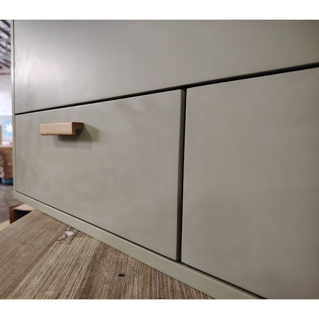 (As-is) Arod Study Table 1m - White Grey - 2 - 17