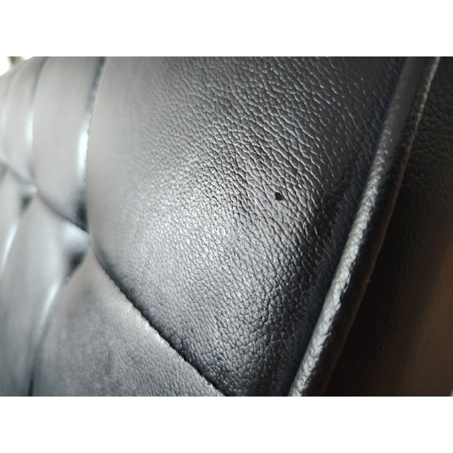 (As-is) Tucson 3 Seater Sofa - Cocoa, Espresso (Faux Leather) - 10 - 2