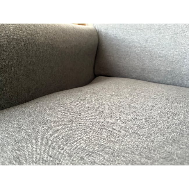 (As-is) Asher L-Shaped Storage Sofa Bed - Graphite - 1 - 5