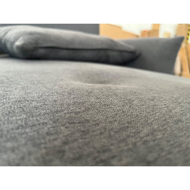 (As-is) Asher L-Shaped Storage Sofa Bed - Graphite - 1 - 14