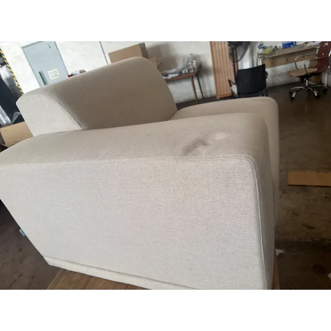 (As-is) Milan Left Arm Unit - Ivory (Fabric) - 4