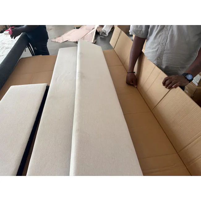 (As-is) Nolan Single Storage Bed - Oatmeal - 3 - 5