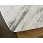 (As-is) Carson Marble Dining Table 2m - 1 - 2