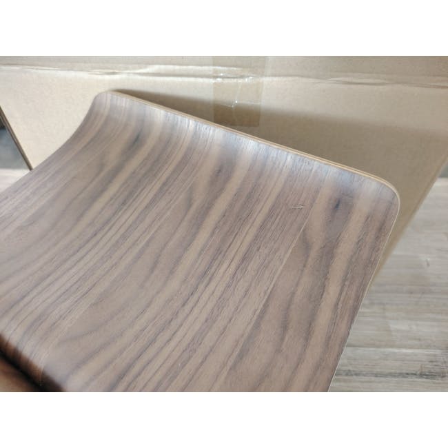 (As-is) Anya Stool - Walnut - 4