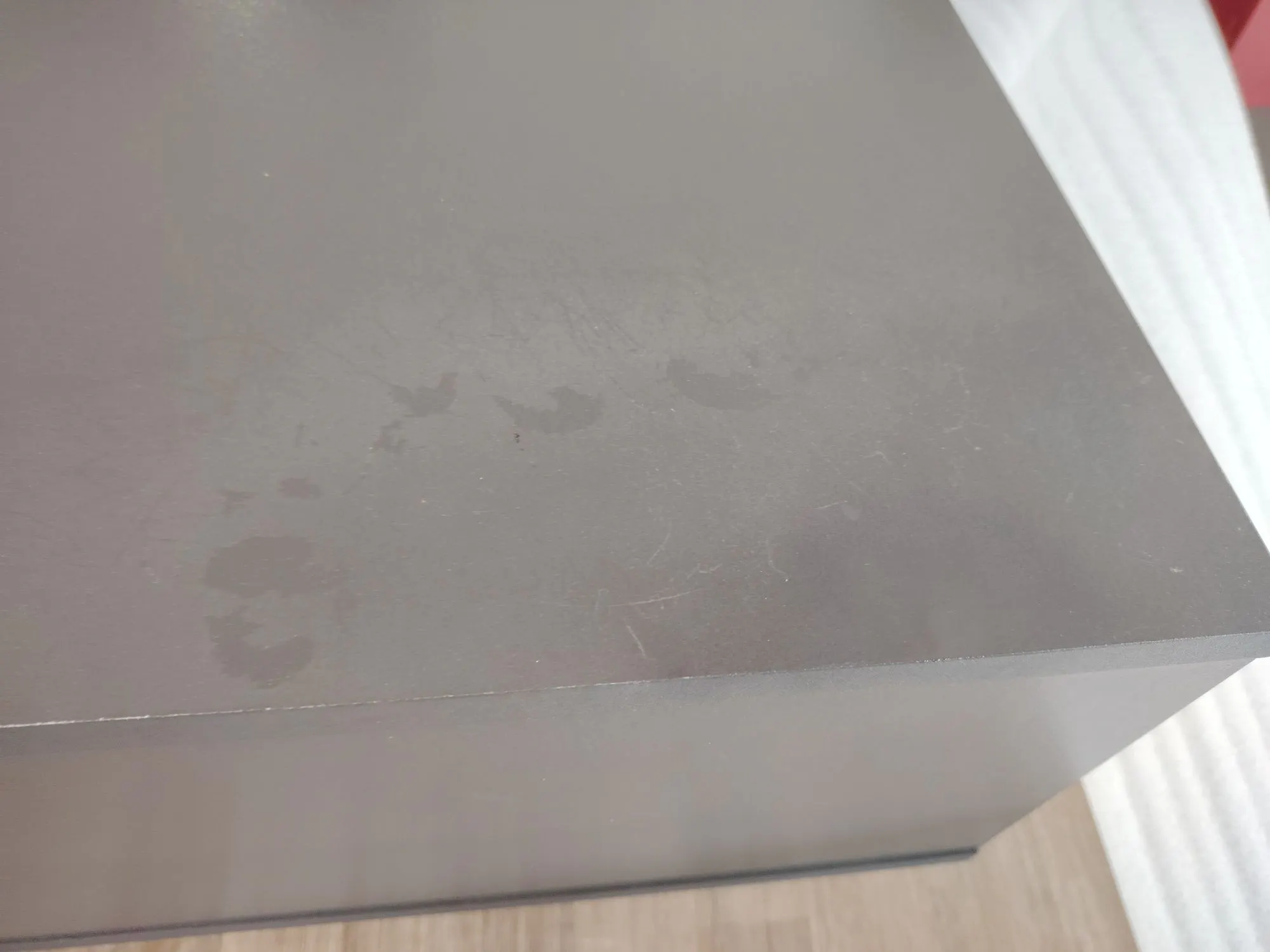 (As-is) Miah Coffee Table - Walnut, Grey - 7