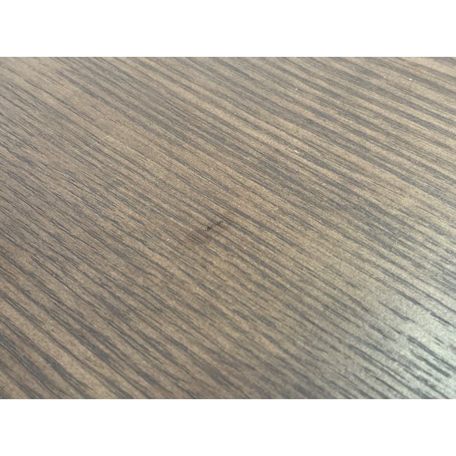 (As-is) Gwyneth Round Side Table - Black, Cocoa - 1 - 4 - Wooden surface, natural grain, wood texture, wood pattern, wood