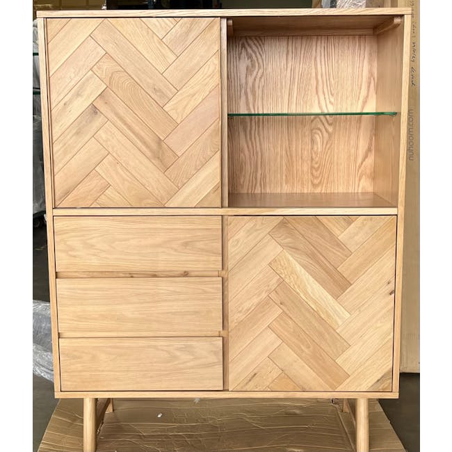 (As-is) Gianna Tall Sideboard 1.1m - 1 - 1