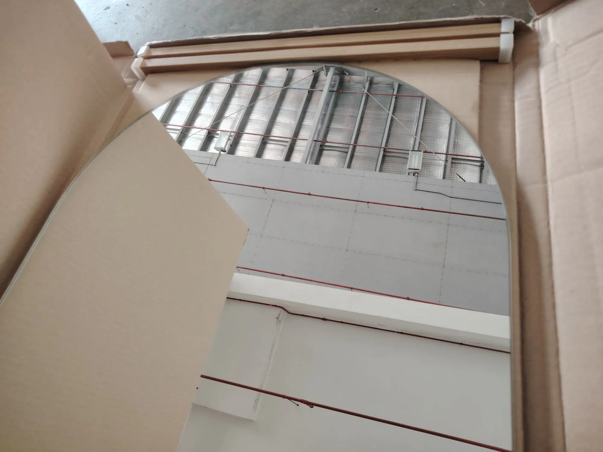 (As-is) Ulyssa Arched Standing Floor Wall Mirror (3 Sizes) - 50 x 160 cm - 7