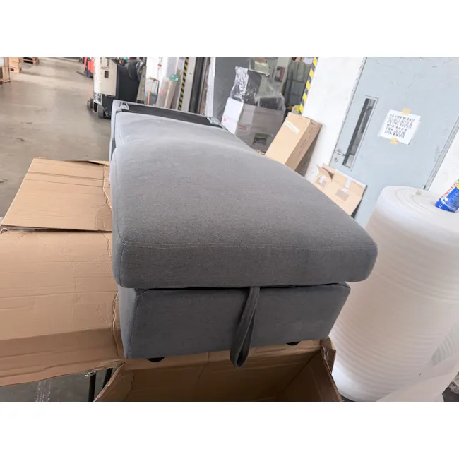 (As-is) Mia L-Shaped Storage Sofa Bed - Graphite - 17 - 2