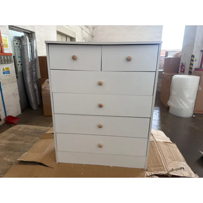 (As-is) Kendric 6 Drawer Chest 0.6m - White - 3 - 2