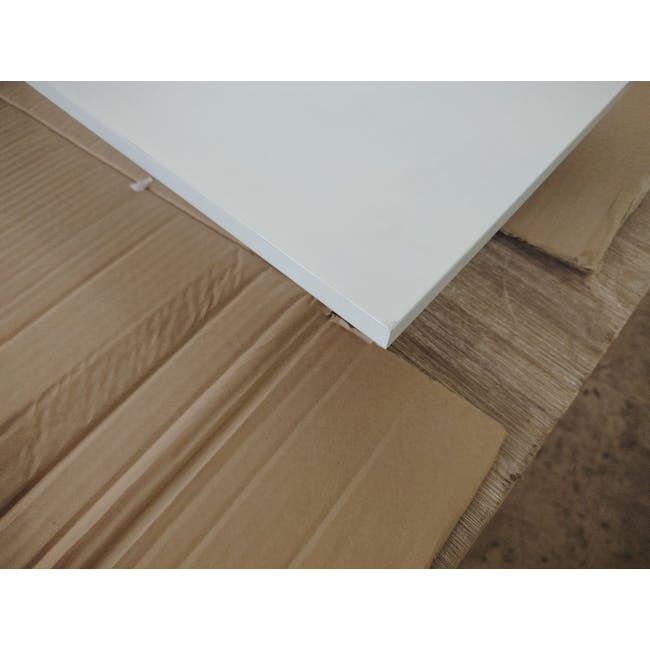 (As-is) Nancy Console Table 1.2m - White - 3 - 3