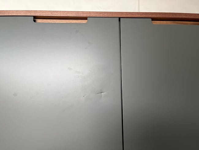 (As-is) Larisa Sideboard 1.8m - Walnut, Grey - 3 - 2