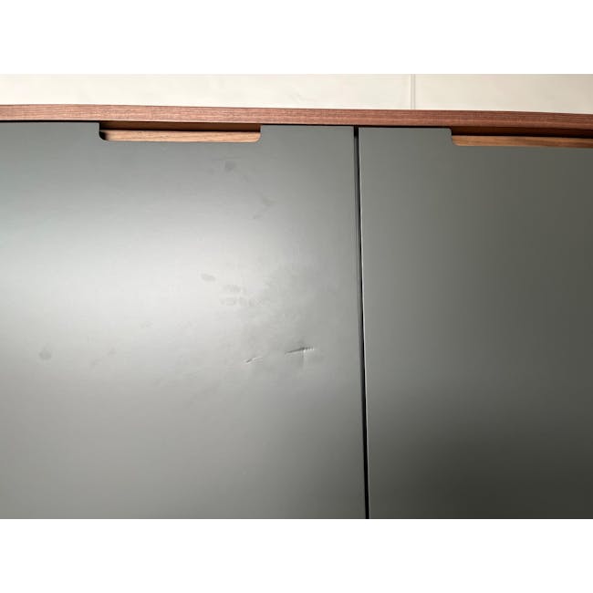 (As-is) Larisa Sideboard 1.8m - Walnut, Grey - 3 - 2