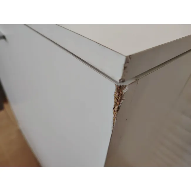 (As-is) Satos Shoe Cabinet 1m - White - 4