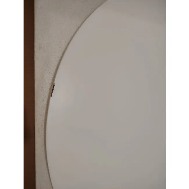 (As-is) Carmen Round Dining Table 1m - White - 25 - 4
