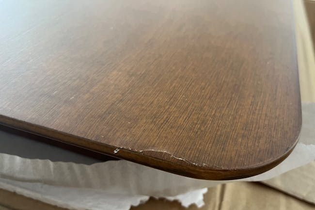 (As-is) Charmant Dining Table 1.1m - Cocoa - 1 - 9