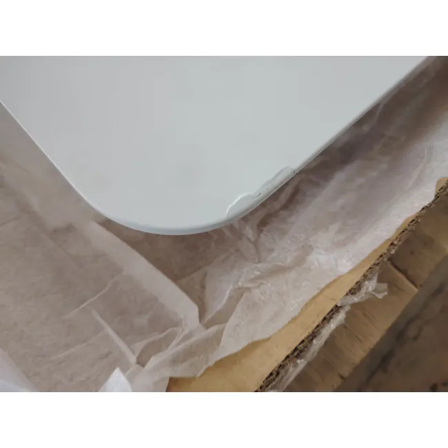 (As-is) Charmant Dining Table 1.4m - Natural, White - 12 - 3