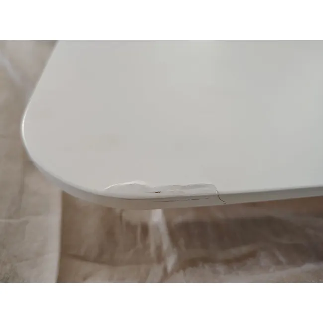 (As-is) Charmant Dining Table 1.4m - Natural, White - 12 - 4