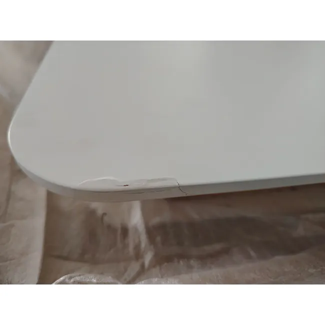 (As-is) Charmant Dining Table 1.4m - Natural, White - 12 - 5