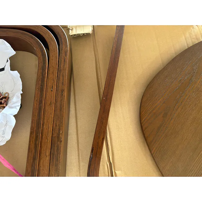 (As-is) Stephanie Nesting Coffee Table - Cocoa - 3 - 5