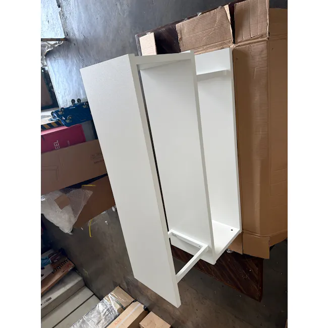 (As-is) Benzo Study Table with Bookshelf 1.6m - White - 1 - 4