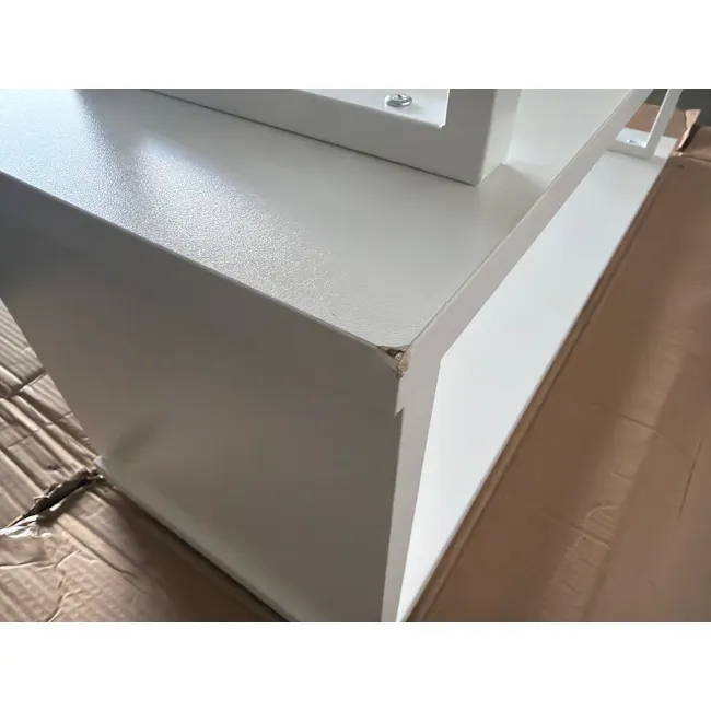 (As-is) Benzo Study Table with Bookshelf 1.6m - White - 1 - 7