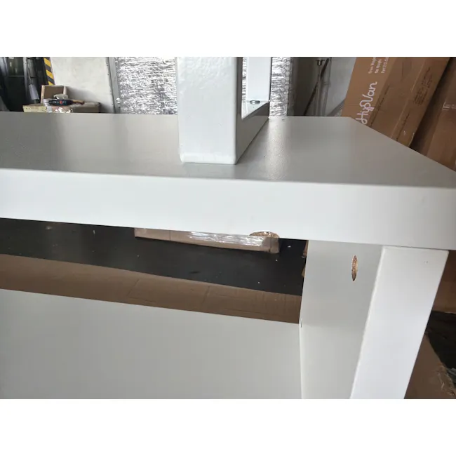 (As-is) Benzo Study Table with Bookshelf 1.6m - White - 1 - 9
