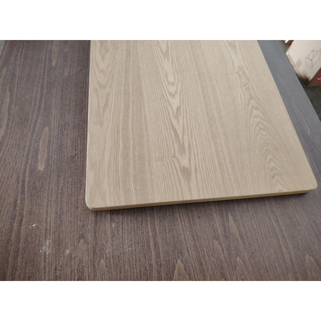 (As-is) Morey Study Table 1.4m - Natural, Penny Brown - 3