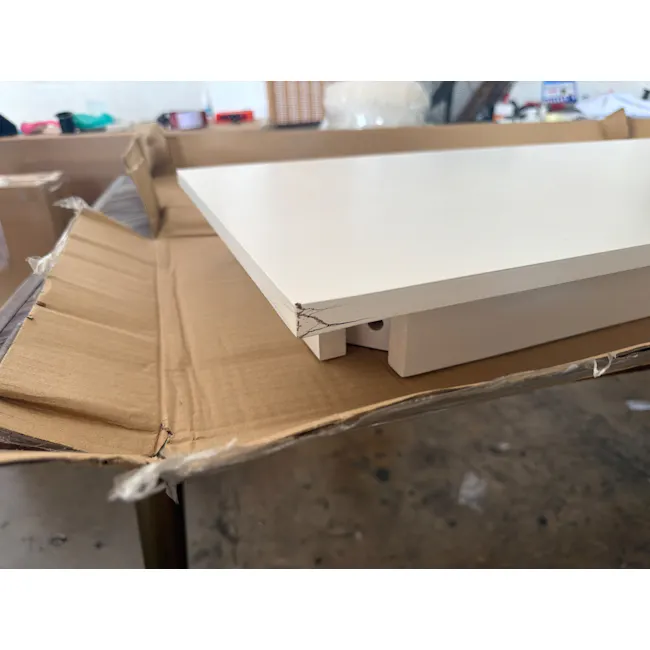 (As-is) Nancy Console Table 1.2m - White - 6 - 4
