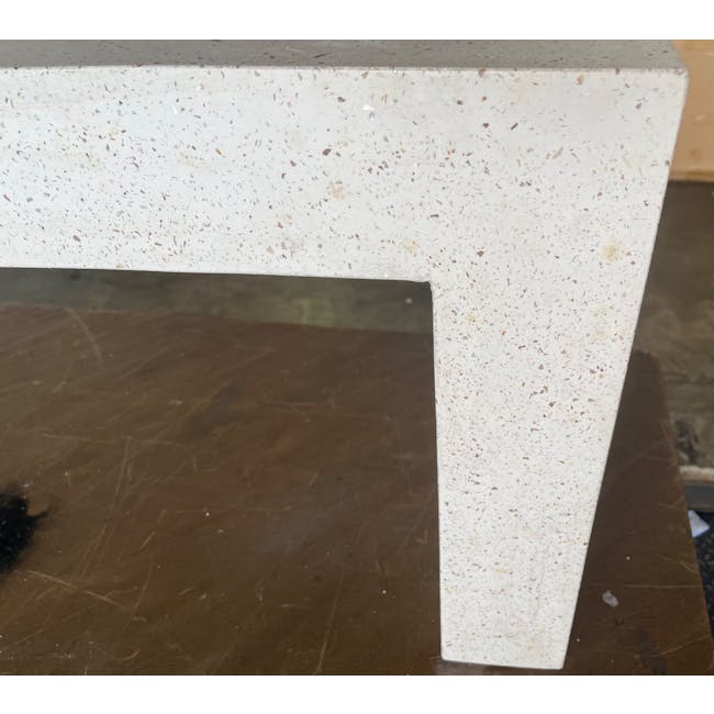 (As-is) Ryland Terrazzo Bench 1.4m - 13