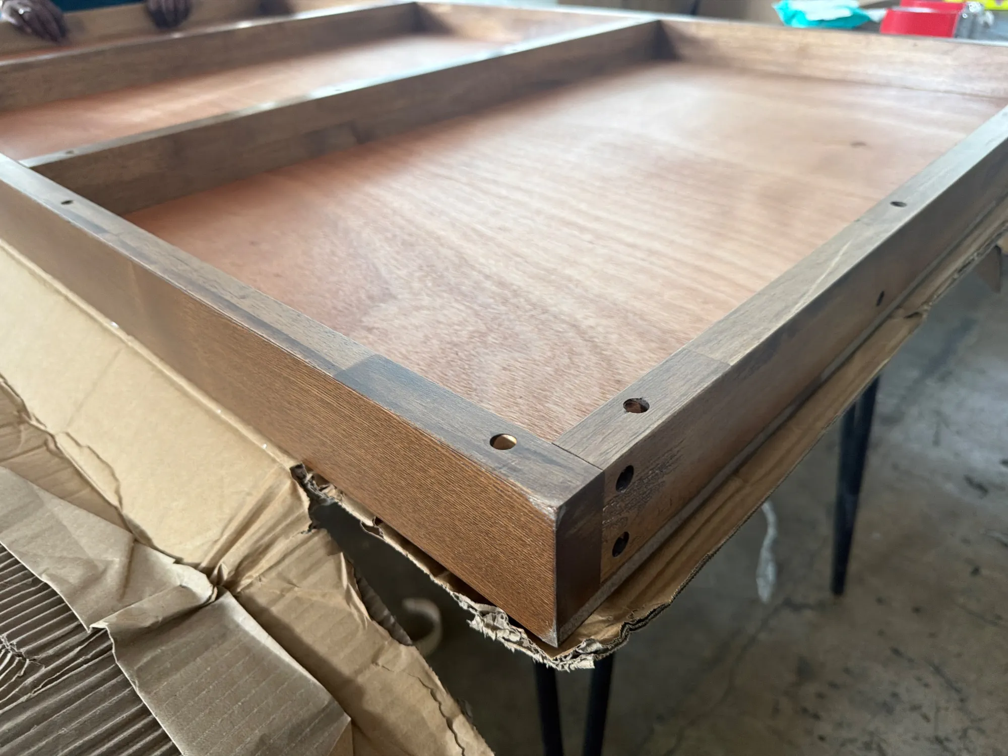 (As-is) Clarkson Dining Table 2.2m - Cocoa - 11 - 9