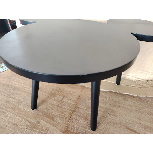 (As-is) Mickey Coffee Table 0.8m - Black - 5