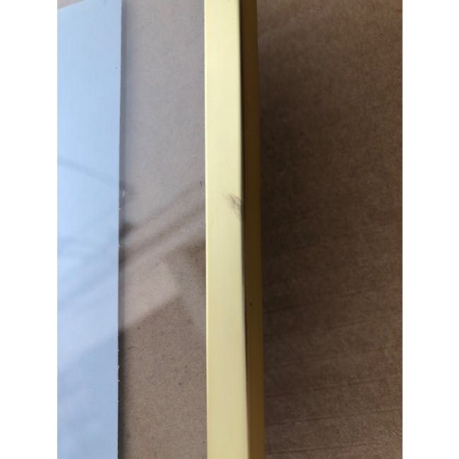 (As-is) Infinity Rectangle Photo Display - Small - Brass - 3