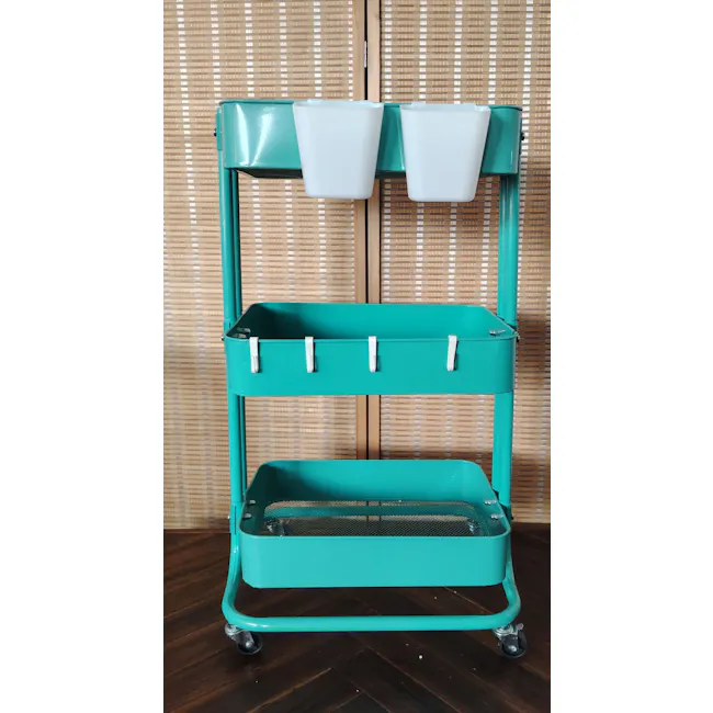 (As-is) Snyder Trolley - Teal - 12 - 2