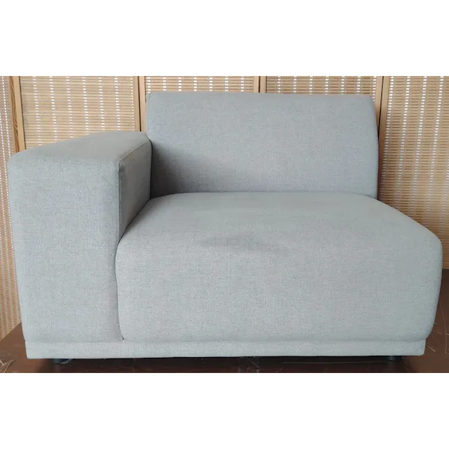 (As-is) Milan Left Arm Unit - Slate (Fabric) - 1 - 2